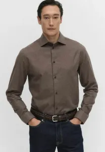 Фланелевая рубашка джеймса Bläck, Taupe Melange