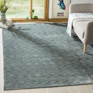 Ковер SAFAVIEH, 275 x 366 см, Mirage Collection, Blue & Grey, ручная работа, современный вискозный, идеален для помещений с высокой проходимостью в гостиной, спальне (MIR951G)