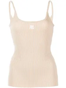 Топ в рубчик Courrèges, нейтральный