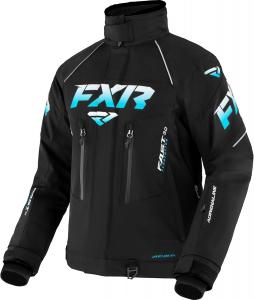 Куртка FXR W Adrenaline, Black/Sky Blue Fade