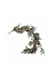 Гирлянда Розелла зеленая/коричневая Loberon, зеленый коричневый