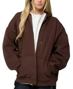 Толстовка Elvie оверсайз Edikted, коричневый