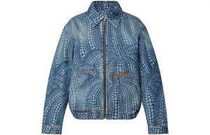 Мужская джинсовая куртка Louis Vuitton, синий