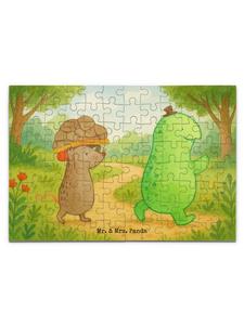 Mr. & Mrs. Panda Дизайн мыши-черепахи в стиле головоломки, без надписи, белого цвета