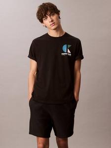 Шорты чино с завязками из смесовой ткани с хлопком Calvin Klein, Black