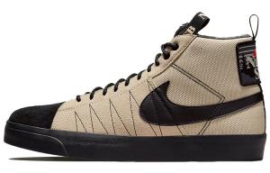 Кроссовки Nike Blazer Mid Skate Unisex, черный/бежевый