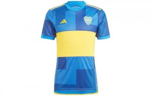 Футбольная майка мужская синяя Adidas, синий