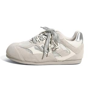 Дышащие легкие низкие повседневные кроссовки для женщин с эффектом увеличения роста Komanic, серый