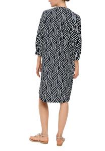 Дневное платье MIT ABGERUNDETEM   s.Oliver BLACK LABEL, темно-синий