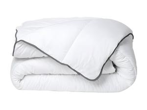 Одеяло - 250 г/м² - 200 x 240 см - Бело-серое - BIESYA Vente-Unique, белый