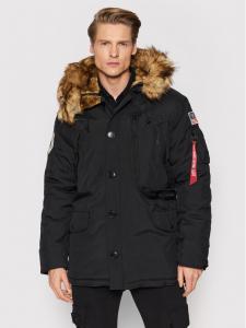 Зимняя куртка regular fit 123144 Alpha Industries, чёрный