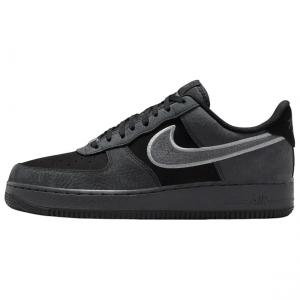 Nike Кроссовки для скейтбординга Air Force 1, унисекс, серый с черным