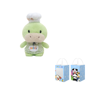 Плюшевая кукла шеф-повар Dinosaur высотой 25 см ZHUOQU, chef dinosaur