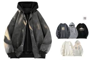 Куртки пальто унисекс WARRIOR, черный