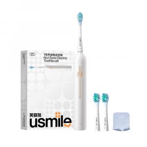 Электрическая зубная щетка P1 для взрослых, парный размер, 1 щетка, магнитный динамический мотор, 3 режима чистки Usmile, белый