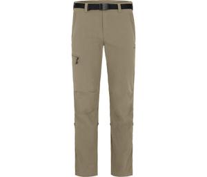 BERGSON Универсальные походные брюки бежевого цвета, легкие в уходе.