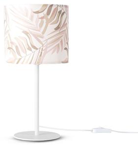 Настольная лампа Paco Home Luca Tl Kub 126, серый металлик - белый