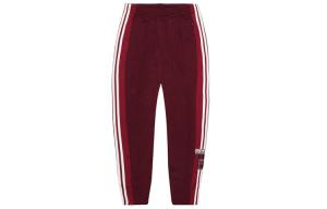 Трикотажные спортивные штаны женские бордовые Adidas Originals