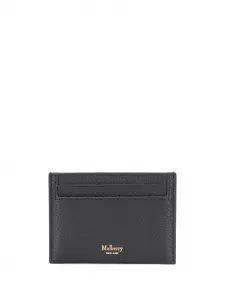 Кардхолдер с тиснением логотипа Mulberry, черный
