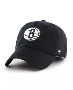 Мужская черная кепка Brooklyn Nets Classic Franchise Flex Hat '47 Brand, черный