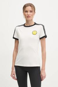 Футболка X Smiley Adidas Originals, бежевый