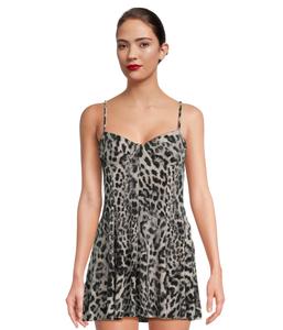 Платье Norma Kamali Underwire Pickleball Dress, Animal
