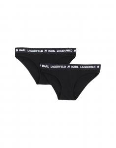 Набор брифов с логотипом (2 шт.) Karl Lagerfeld, черный