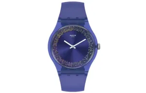 SWATCH Часы Unisex Purple Watch SUOV106, Purple Watch Dial