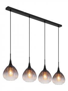 Globo lighting Подвесной светильник черного цвета - (Д)110 x (Ш)20 x (В)120 см