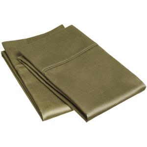 Набор роскошных однотонных наволочек из превосходного дышащего египетского хлопка плотностью 300 нитей Superior, цвет Sage