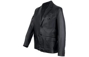 Деловой костюм мужской черный Prada, черный