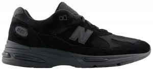 Кроссовки New Balance 991v2 Made in England 'Triple Black', черный