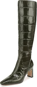 Женские высокие сапоги до колена Sam Edelman Sylvia, Deep Olive Wide Calf