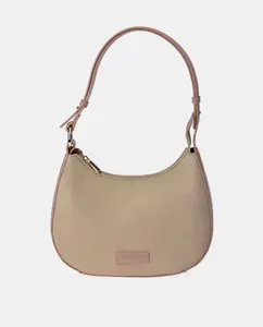 Мини-сумка-хобо на молнии Pierre Cardin из парусины, розовый