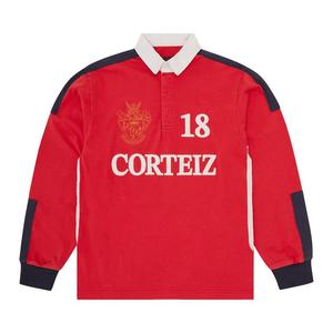 Топ Corteiz Paneled Rugby, Red
