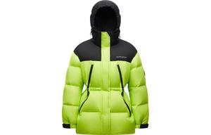 Пуховик женский с капюшоном утепленный LINCchic, neon lime