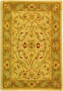 SAFAVIEH Antiquity Collection ковер 61 x 92 см Ivory / Brown AT311C ручной работы традиционный восточный премиум шерстяной