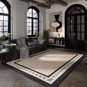 Saipos Ковер 250х300 см из бельгийского велюра/кольца для гостиной/спальни, моющийся, большой, у входа, Huwanli Tenth Generation