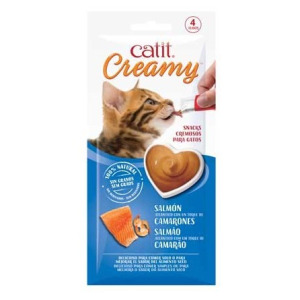 Catit сливочный лосось и креветки 50х10 гр Catit