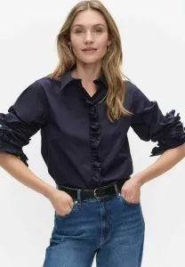Блузка aurelia с оборками и пуговицами Stockh Lm, Navy