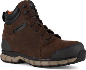 Мужские ботинки Reebok Work Sublite Cushion Work 6 CT WP Oxford, коричневый