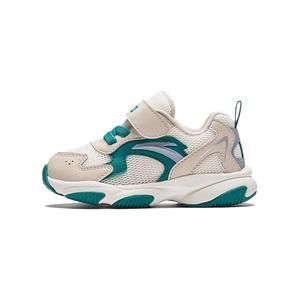 Кроссовки Anta kids Toddler Shoes TD Low-top Ivory White/White Chalk Color/Spirit Stone Green