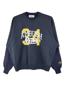 Толстовка с логотипом AMBUSH, синий