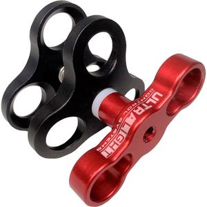 Ultralight AC-TCS-SR Triple Ball Clamp with T-Knob AC-TCS-SR