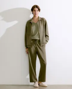 Женские брюки с резинкой на поясе Énfasis, зеленый