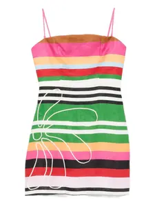 Мини-платье Roma Cala de la Cruz, зеленый