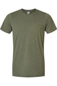 Футболка Tultex Combed CVC, цвет heather military green