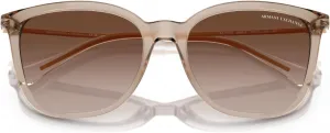 Солнцезащитные очки Armani Exchange 4151S, Opal Light Beige/Gradient Brown