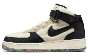 Кроссовки Nike Air Force 1 Mid '07, светло-бежевый/черный
