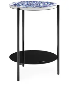 Кофейный столик Amore с принтом Dolce & Gabbana, синий